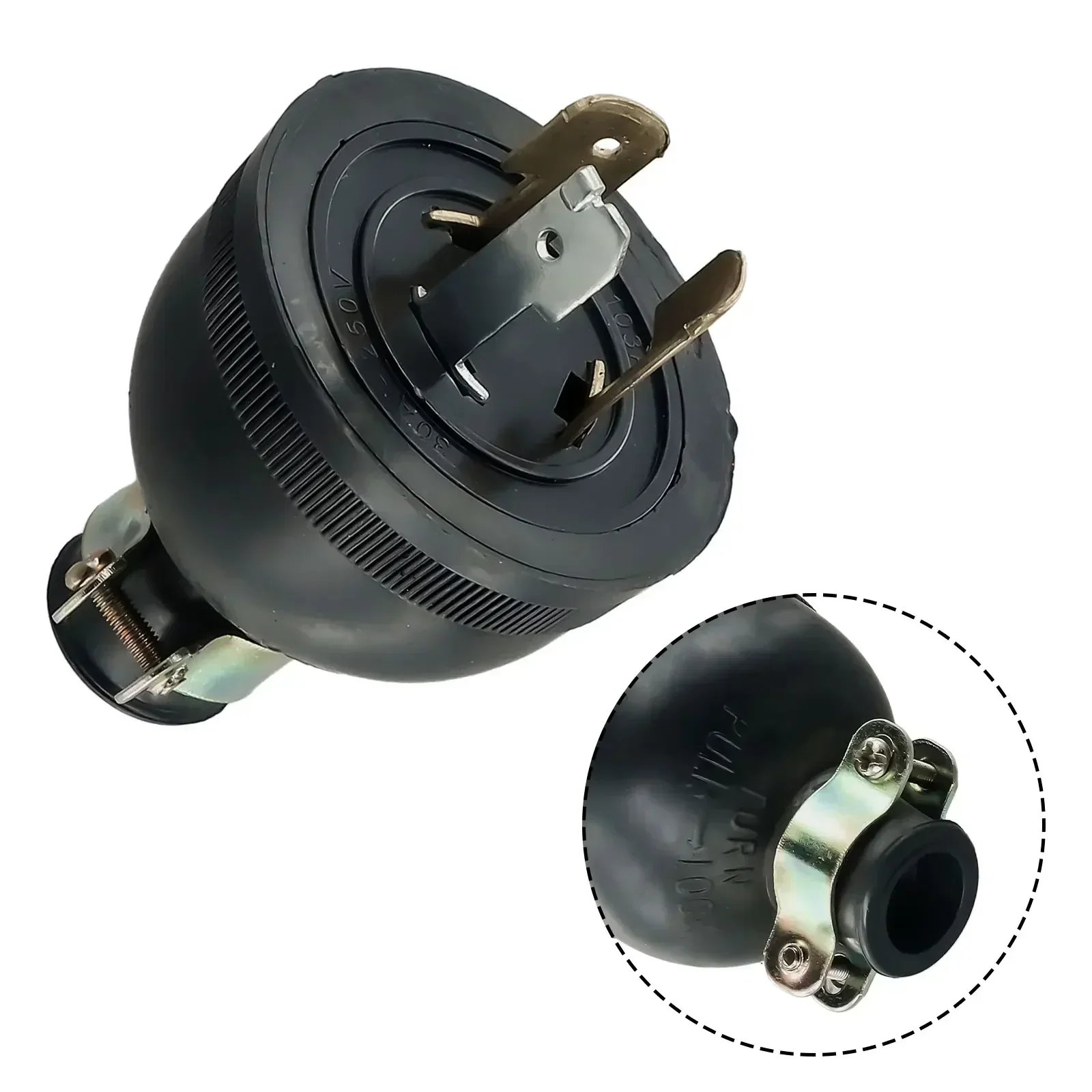Spina del generatore a tre poli nuova di zecca di alta qualità pratica AC 250V 1.2cm 168f 5X7.5cm/ 2 ''X 3''(D * H)