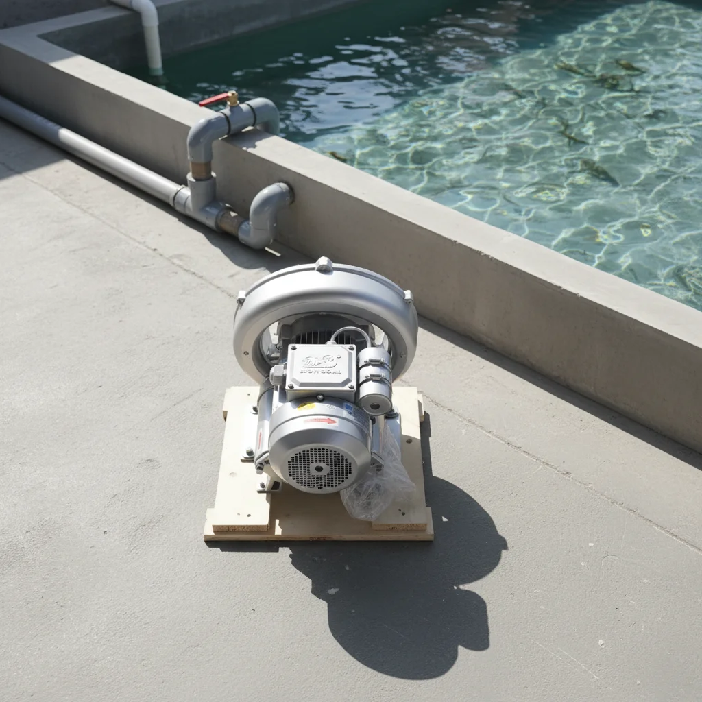 Hot Selling 220V 1.1kW Industrial High Pressure Side Channel Ring Blower air Vacuum Blower for Fish &Shrimp Breeding Aquaculture