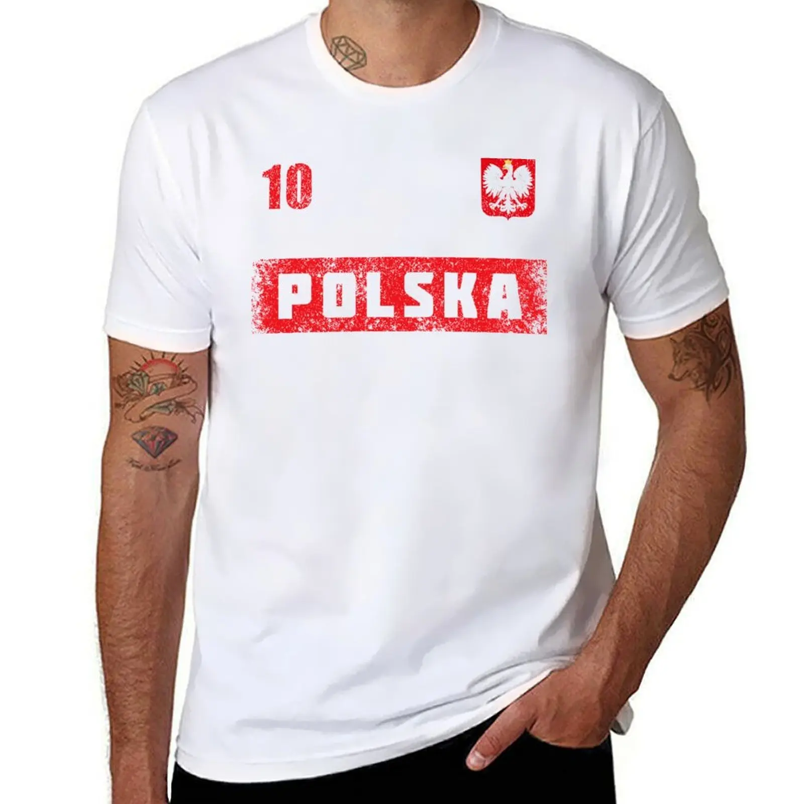 

Distressed Polska Soccer, Poland Football T-Shirt t shirts for man graphic vintage funny t shirts man T-Shirt