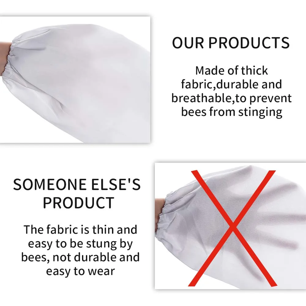 ملابس تربية النحل لكامل الجسم، ملابس احترافية لمربي النحل، بدلة تربية النحل، حجاب أمان للجنسين، حماية كاملة للأطفال