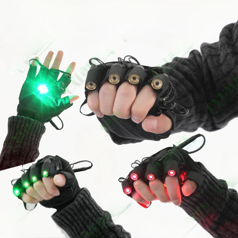 

Green laser gloves, red laser gloves, laser gloves, laser dance props