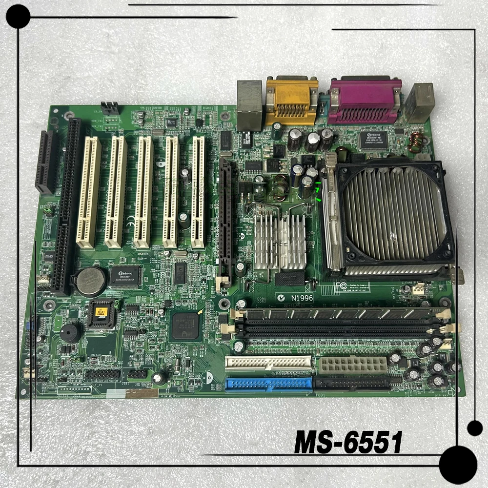 Motherboard With ISA Slot 478 CNC Motherboard 6551 MS-6551