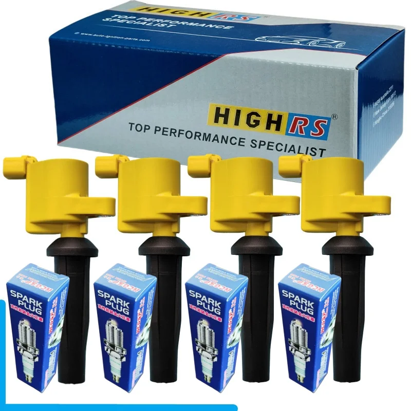 

Ignition coil Iridium spark plug for Ford classic Focus 1.8 2.0 2.3 Escape Transit Connect Mercury Mariner Mazda Tribute