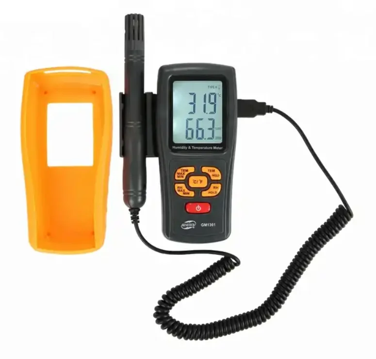 Humidity Temperature Meter with Large LCD Dual Display Digital Hygrometer GM1361