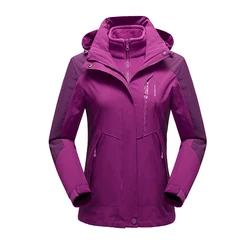 Chaqueta de esquí impermeable a prueba de viento para mujer, abrigo cálido para deportes de montaña y nieve, invierno, nuevo
