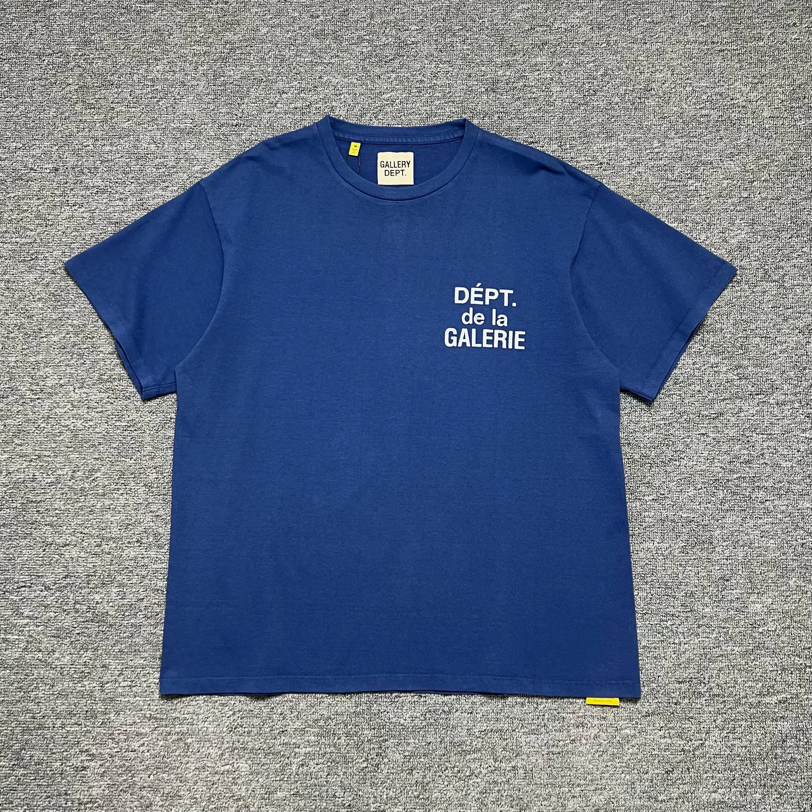 

French Letter Print ort Sve round Ne T-irt Loose Fit ex Summer Casual Top Youth Faion Basic Sle Regular Length