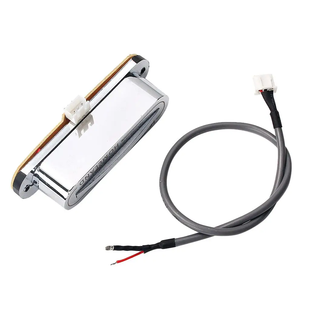 Electric Guitar Humbucker Copper Pickup High Output Dual Rail Style Replacement Parts for Cigar Box Guitar Project