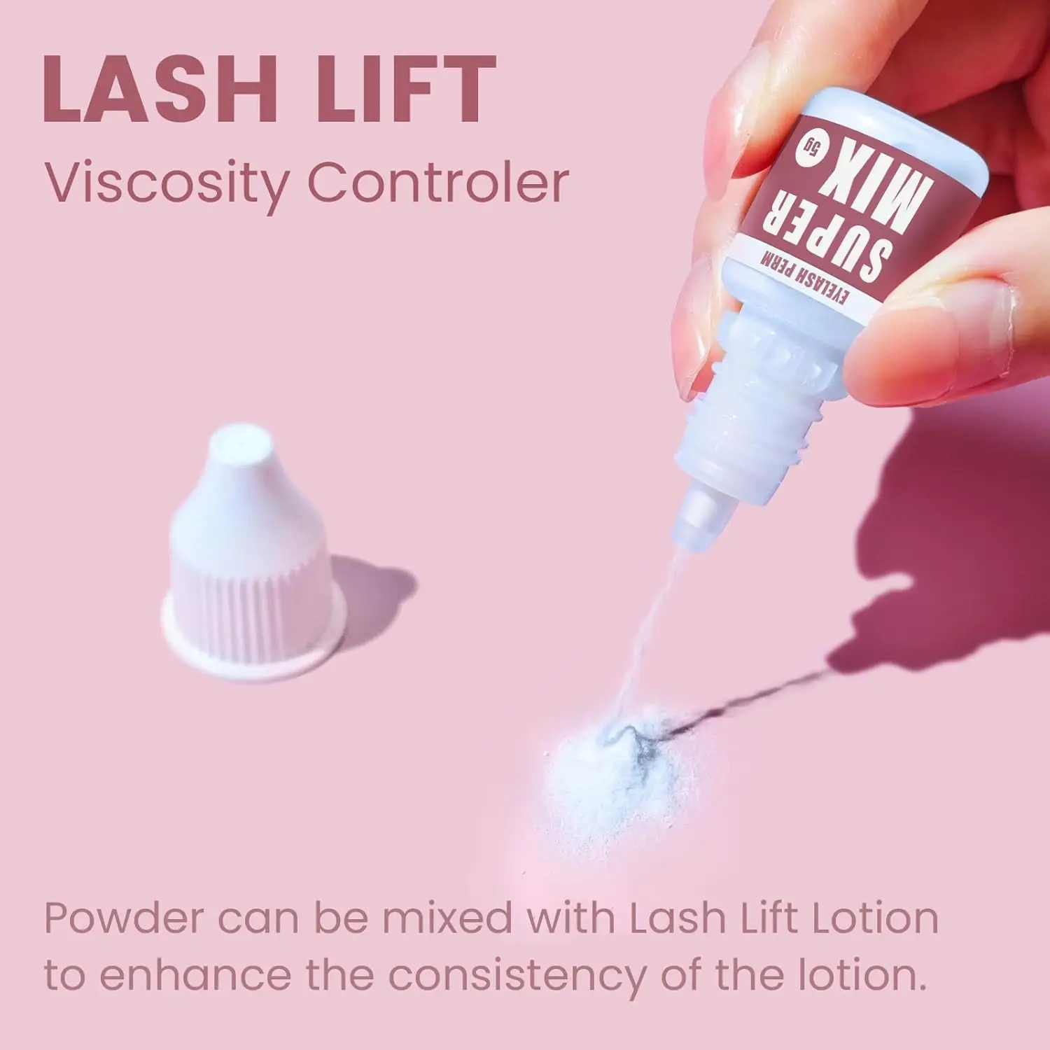 Lomansa 5g Korean Lash Lift Powder Glueless Viscosity Enhancer For Eyelash Perm & Lift Super Mix Solution Keratin Eyelash Lift