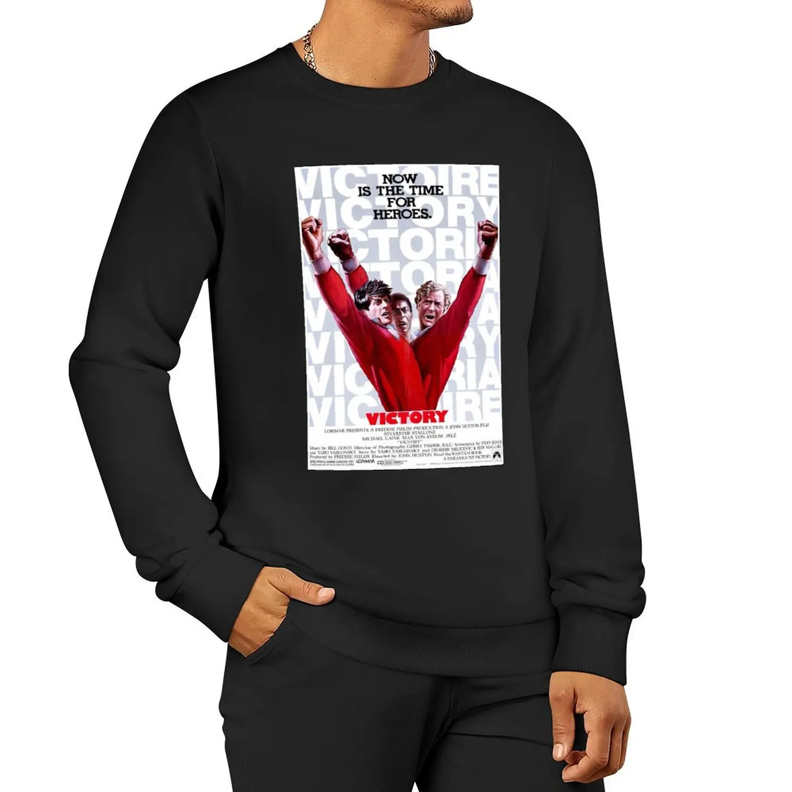 escape to victory Pullover Hoodie graphic t shirts men men's clothes sweatshirt