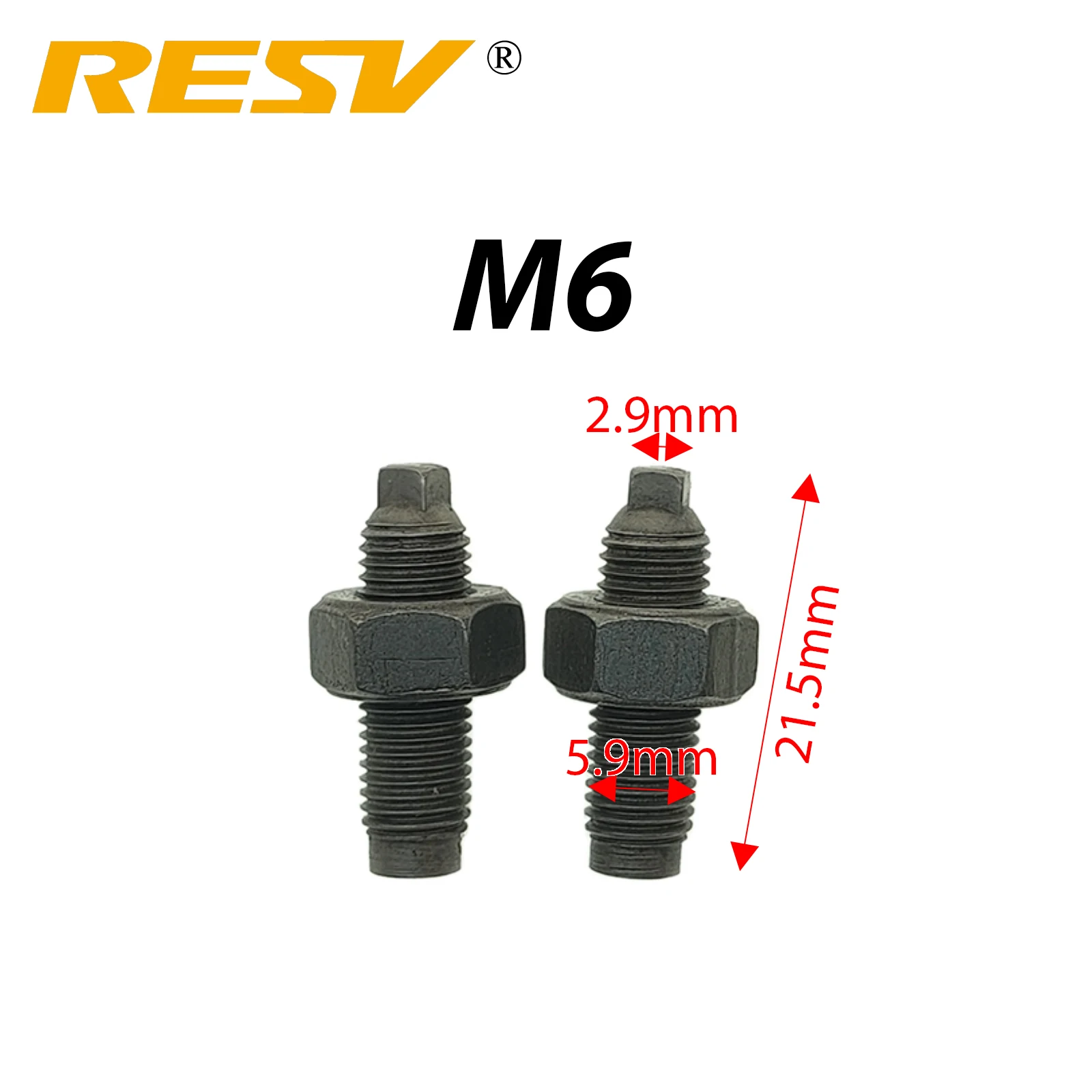 RESV M6 for Suzuki GN125 GS125 EN125 Valve Clearance Adjusting Adjust Screw with Nut Bolts Rocker Swing Arm