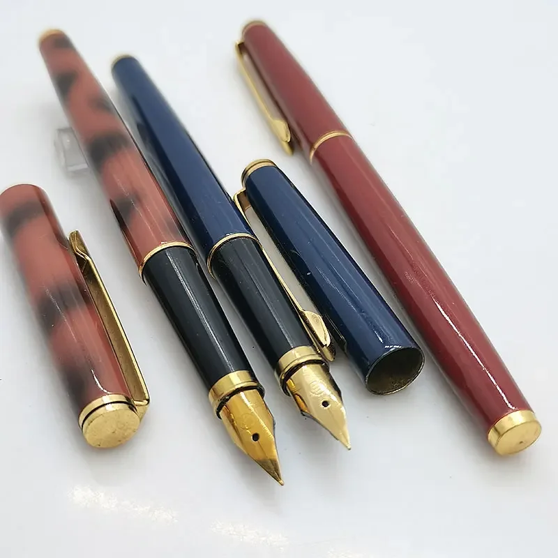 

Vintage Hero 50 Fountain Pen F Nib Fine Metal Bar Writing Practice Calligraphy Stationery Collection