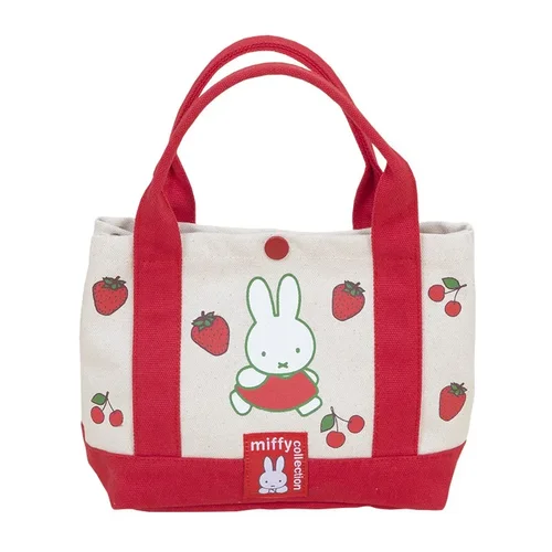 핸드백 여름 딸기 컬렉션 전체 화면 인쇄 핸드백, 사랑스러운 Miffys 작은 가방 캔버스 가방, 데일리 페어링 패션 
