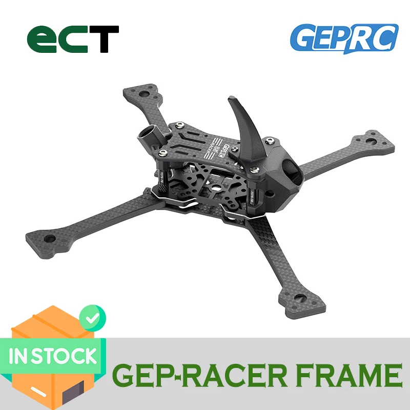 

GEPRC GEP-Racer RACER FPV Frame Kit X Structure Design 5Inch 208MM Wheelbase compatible HDZero HD VTX For Racing Drone RC Tools