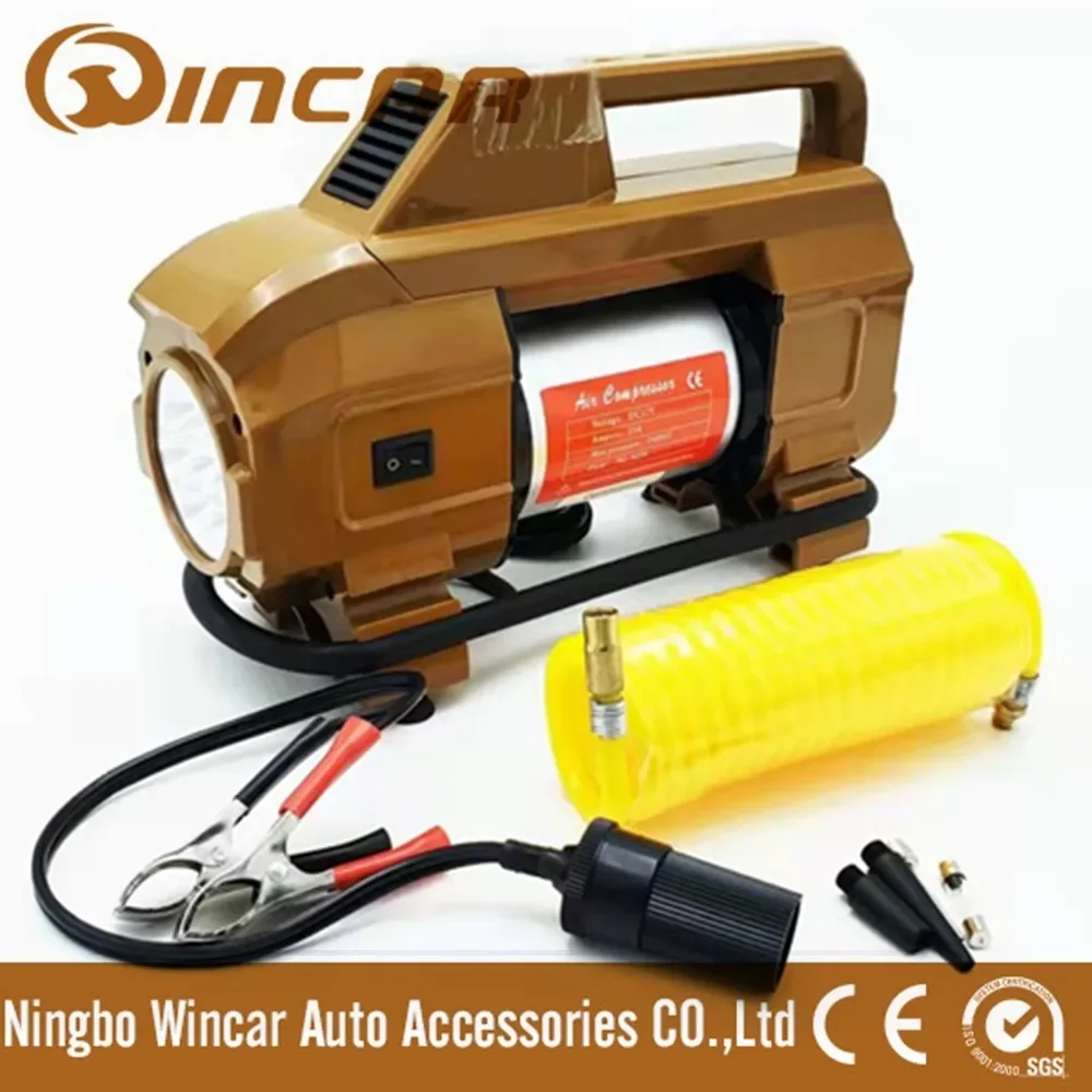 Heavy Duty 12V Air Compressor Portable Air-compressors Off Road Tire Inflator For Car