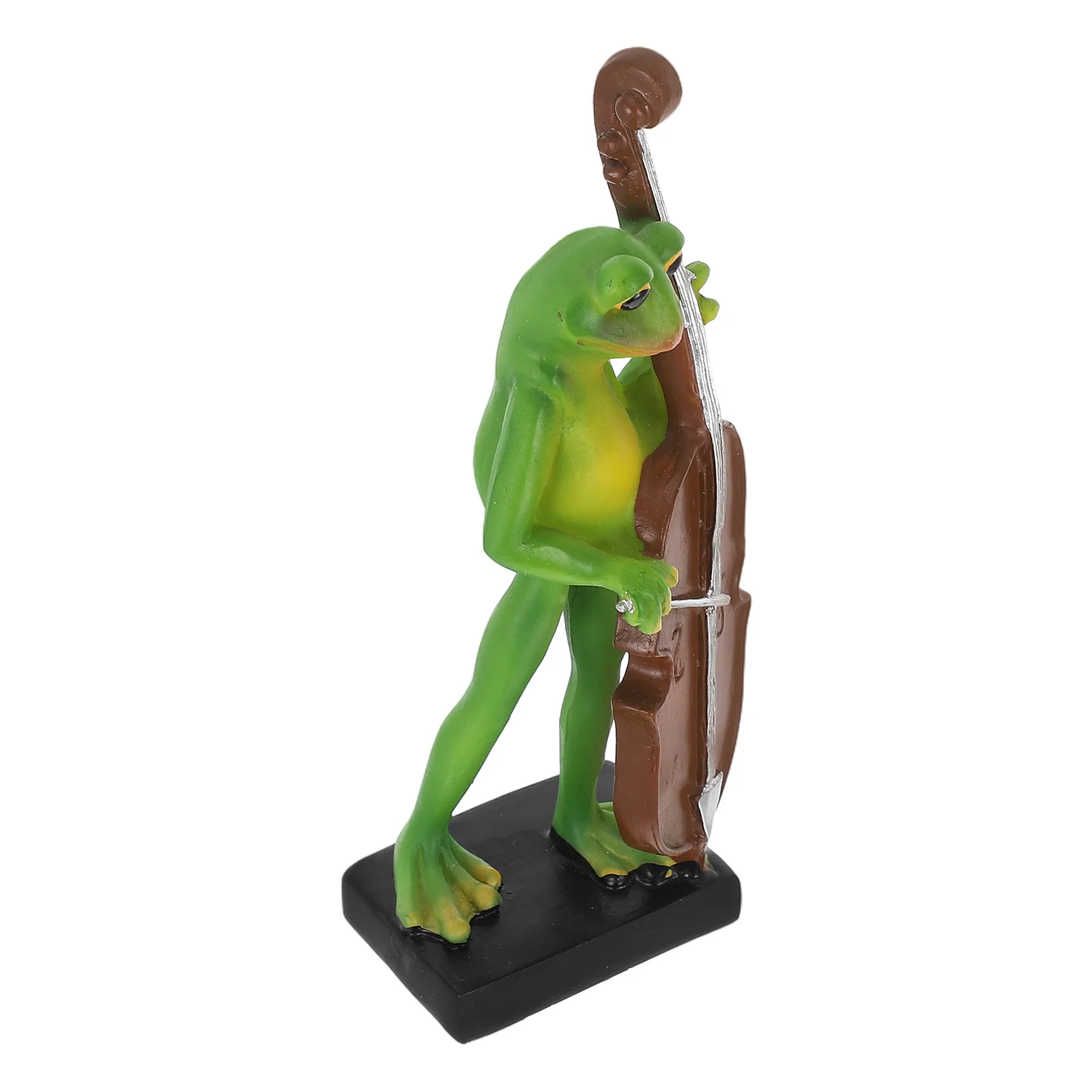 

Resin Frog Playing Cello Cute Musical Statue Home Office Desk Decor Frog Figures Resin Frogs Figurines