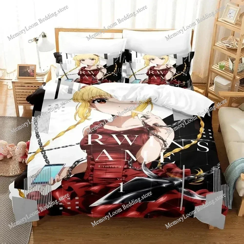 Anime Darwin's Game Bedding Set Duvet Cover Bed Set Quilt Cover Pillowcase Comforter king Queen Size Boys Adult Bedding Set
