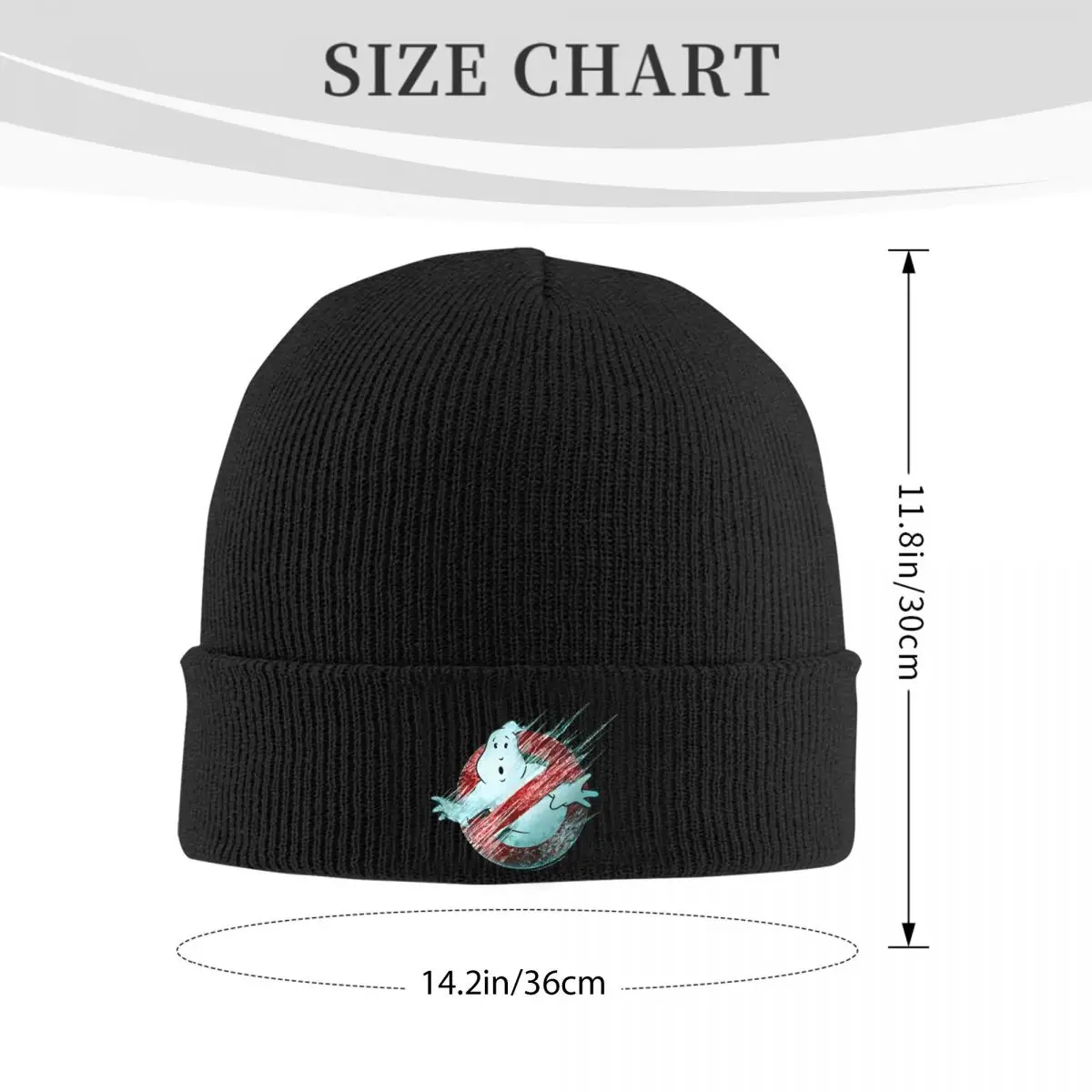 Monster Movie Ghost Knitted Caps Women's Men's Beanies Autumn Winter Hat Acrylic Ghosts-Busters Warm Cap