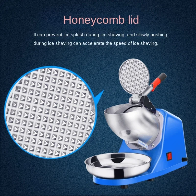 Commercial Smoothie Machine  Crusher, High-power  Crusher Electric Shaved Machine Commercial Ice Maker