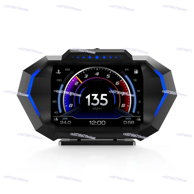 

Автомобильный HUD проекционный дисплей ЖК-дисплей OBD Многофункциональный измеритель температуры и потребления воды и топлива GPS-измеритель скорости автомобиля