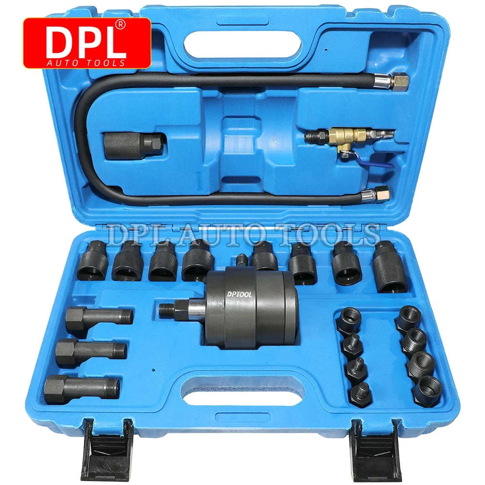 

23pc DIESEL INJECTOR PULLER Pneumatic injector extractor puller kit Professional