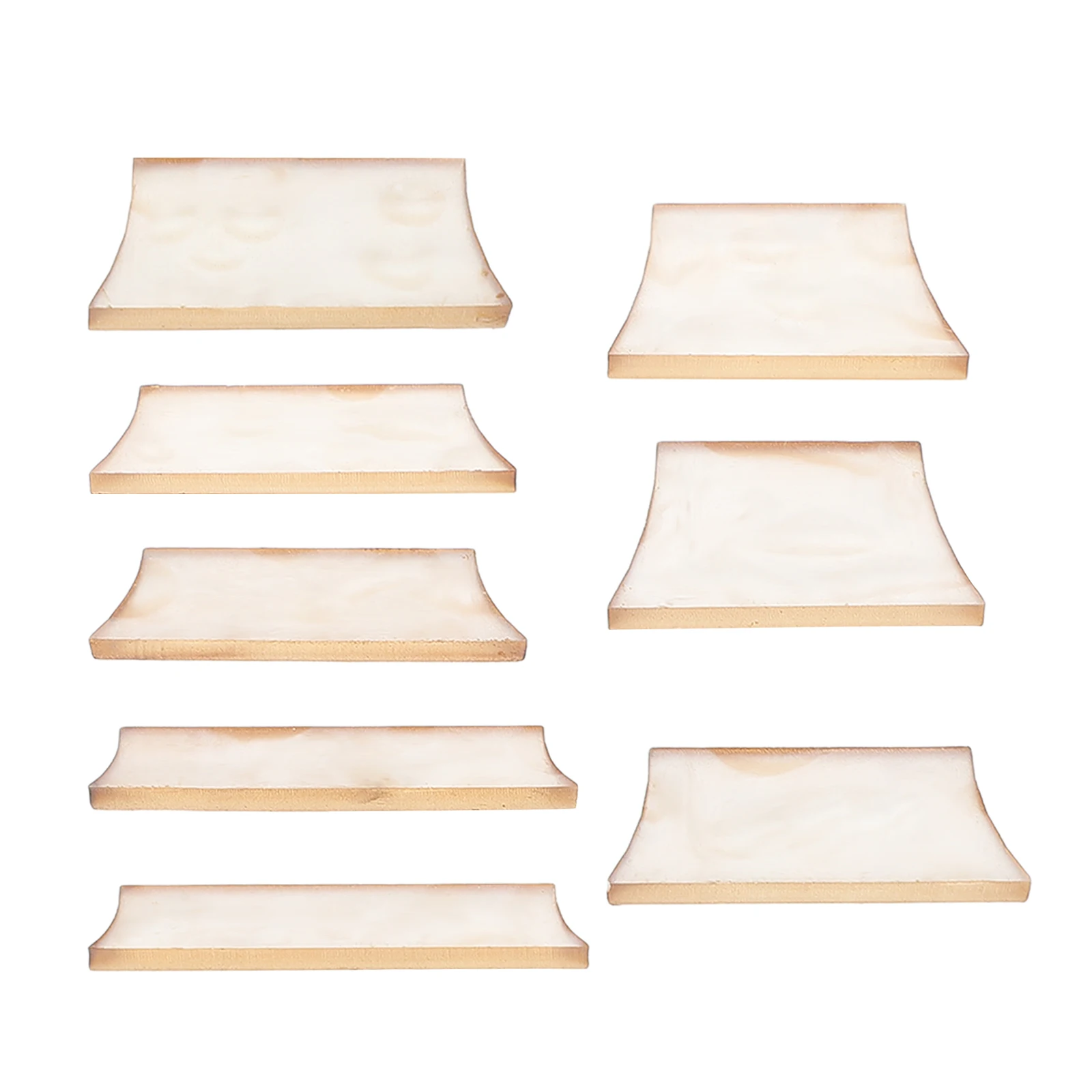 

9 Pcs Fingerboard Electric Guitar Accessories White Shell Fretboard Inlaystickers