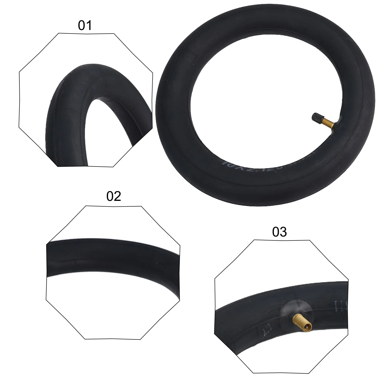 

10 Inch 10x2/10*2.0 Electric Scooter Inner Tube For/PRO Scooter Inner Tube Replacements Scooter Parts & Accessories