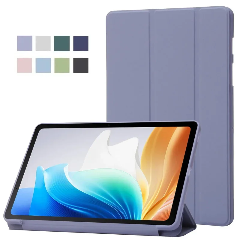 

For OPPO Pad Neo Case 11.4" Trifold PU Leaher Soft Back Stand Tablet Etui for oppo pad neo 11.4 inch Tablet Case OPD2303 OPD2302
