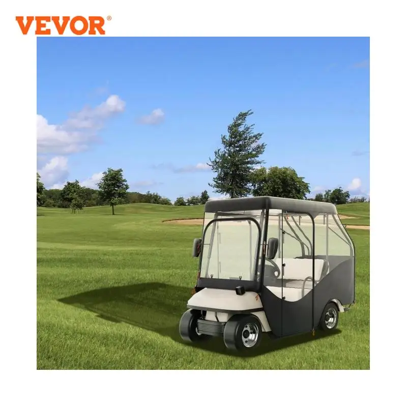 VEVOR Golf Cart Enclosure 420D Polyester Driving Enclosure with  4 Passenger Club Car Covers Universal Fits for Most Brand Carts