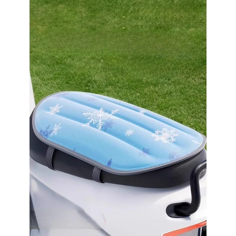 

Electric vehicle ice pad summer outdoor electric motorcycle seat cushion sunscreen gel ice feeling cool cool cooling artifact