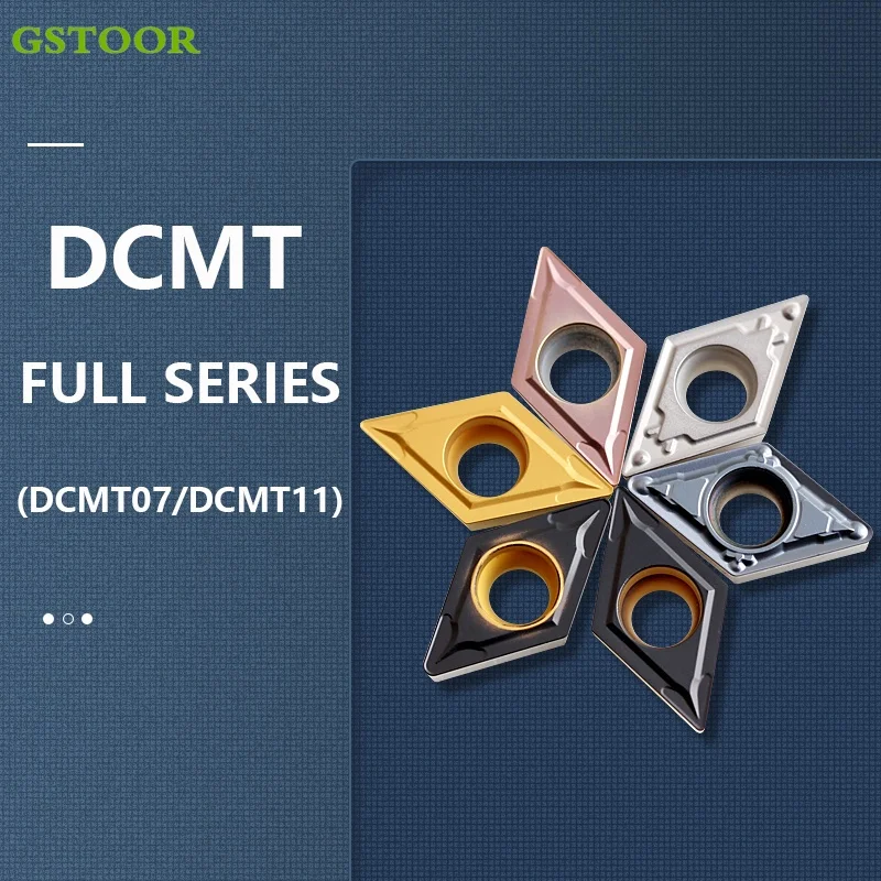 

DCMT070202 DCMT070204 DCMT070208 MV HAH TM HQ HMP HM MP Internal Hard Alloy Turning Tools CNC Lathe Cutter Carbide Inserts