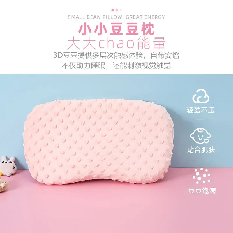 A-class Moon Children's Pillow,Kindergarten Baby Soothing Napping Pillow Anti Collision Safe,Breathable Detachable for Washing