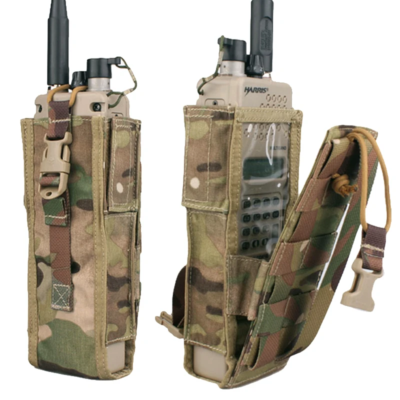 EMERSONGEAR PRC148/152 Tactical Radio Pouch Molle Purposed Bag Outdoor Hunting Airsoft Radio Pouch Vest Pocket Nylon EM8350