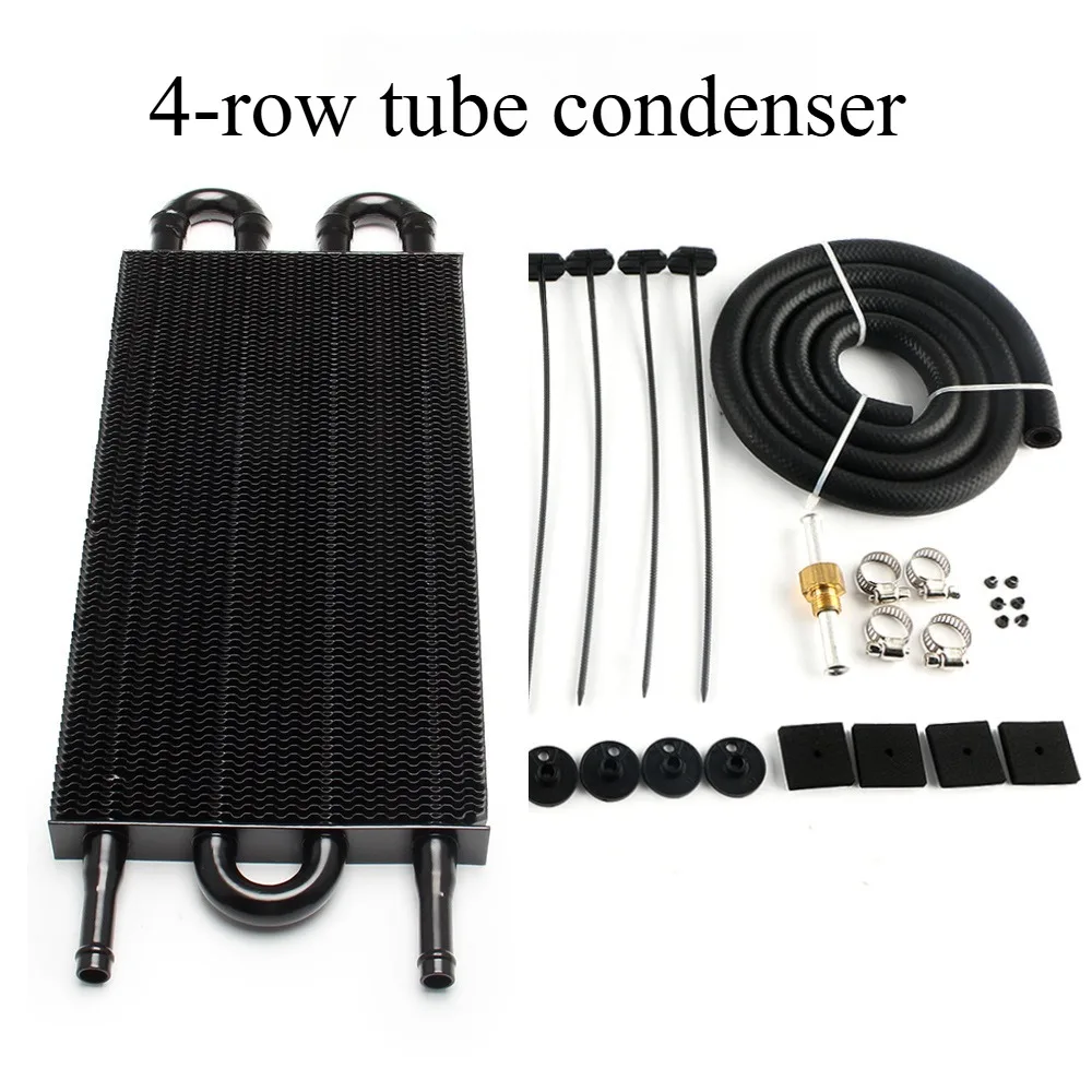 Modified Automotive Air Conditioning Condenser, Tube‑Type AC Cooling Condenser for Vehicle Aftermarket AC System Replacement