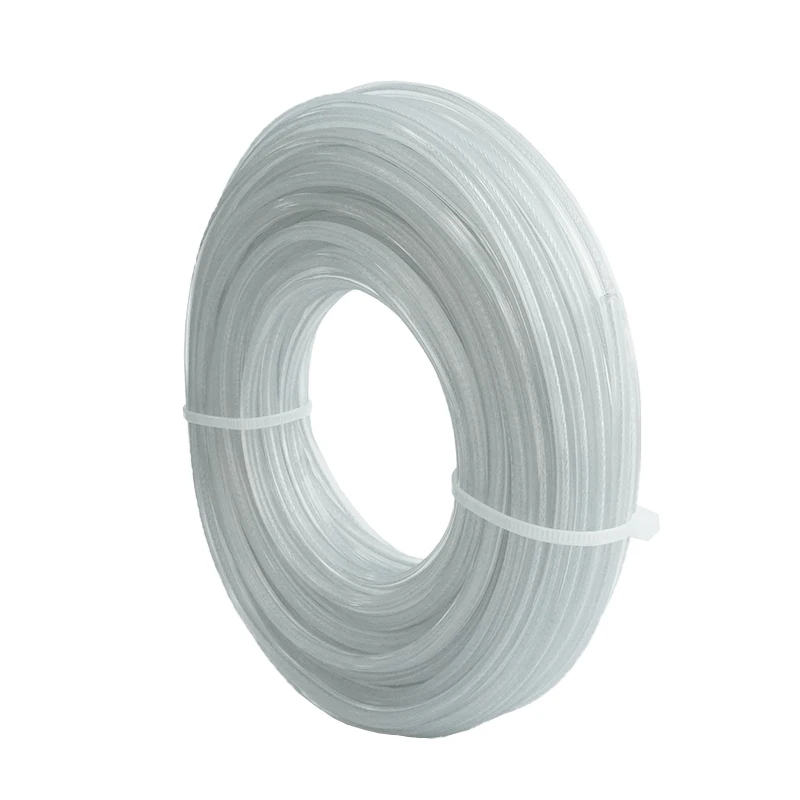 LUSQI 3mm*15m Steel Wire Nylon Grass Trimmer Line Square Brush Cutter Rope Lawn Mower Head Accessory Garden Back Yard Grass