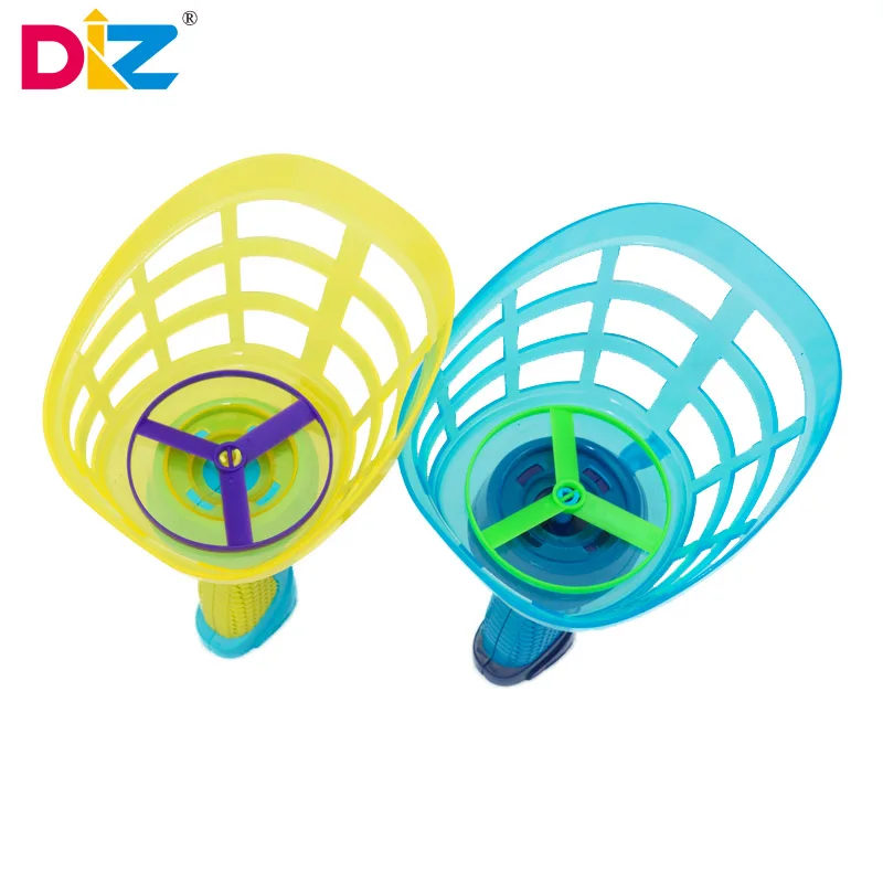 Flying Saucer Disc Launcher Kids Flying Toys Pull String UFO Throw Catch Outdoor Sport Propeller Children Toys Gift For Boy Girl