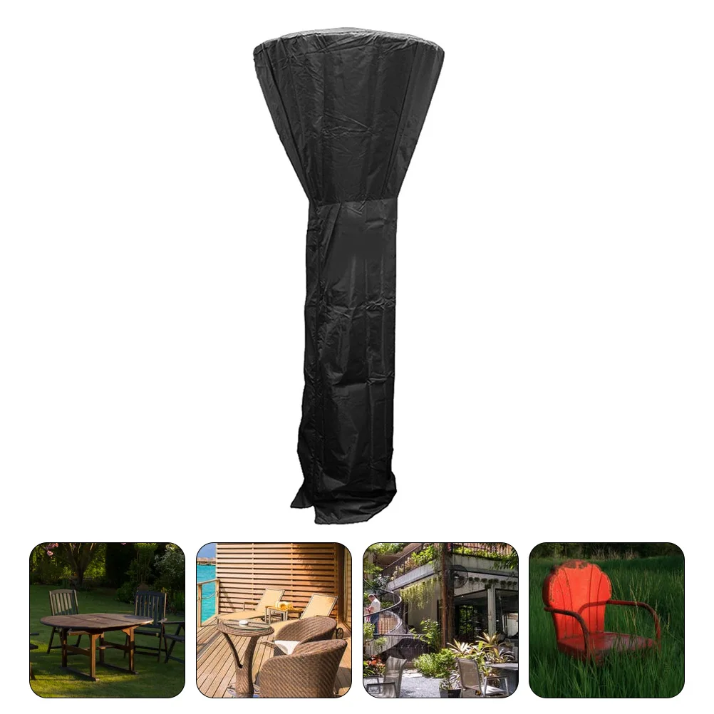 

Patio Heater Cover Oxford Fabric Waterproof Outdoor Garden Stand Up Protective Storage Durable Practical