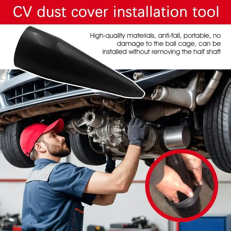 CV Dust Cover Installation Tool Stretch Boot Installation Mount Cone Tool For Fitting Universal CV Joint Drive Shaft Accessories