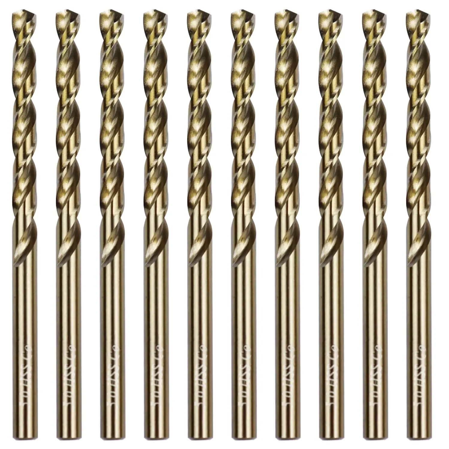 

10Pcs 5mm M35 Cobalt Drill Bits Set for Stainless Steel & Metal