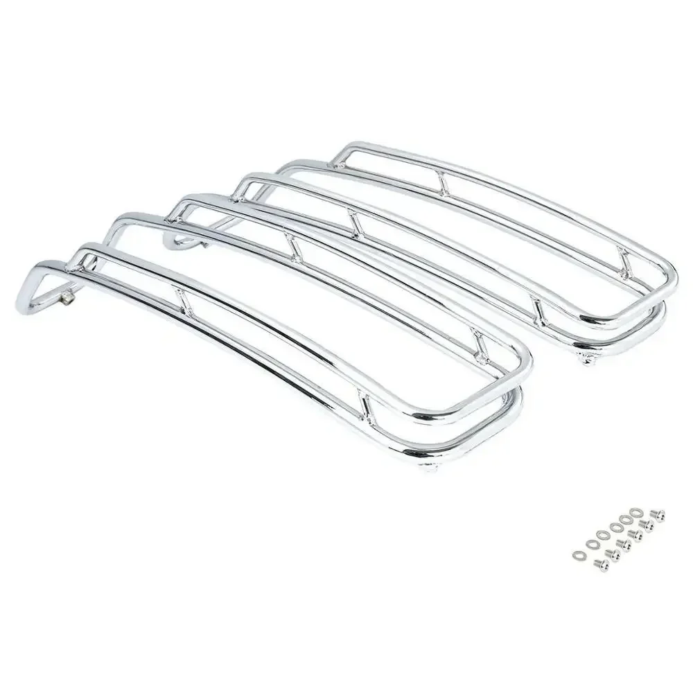 For Harley Touring Street Electra Glide Road King FLH FLHX FLHS FLHTK FLTC 2014-2023 Motor Parts Saddlebags Lid Top Rail Guards