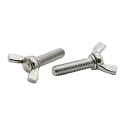 1pcs SUS304 Stainless Steel Wing Screw Thumb Screw Adjust Bolt Square wing screw M3 M4 M5 M6 M8 M10 EDDB-S1