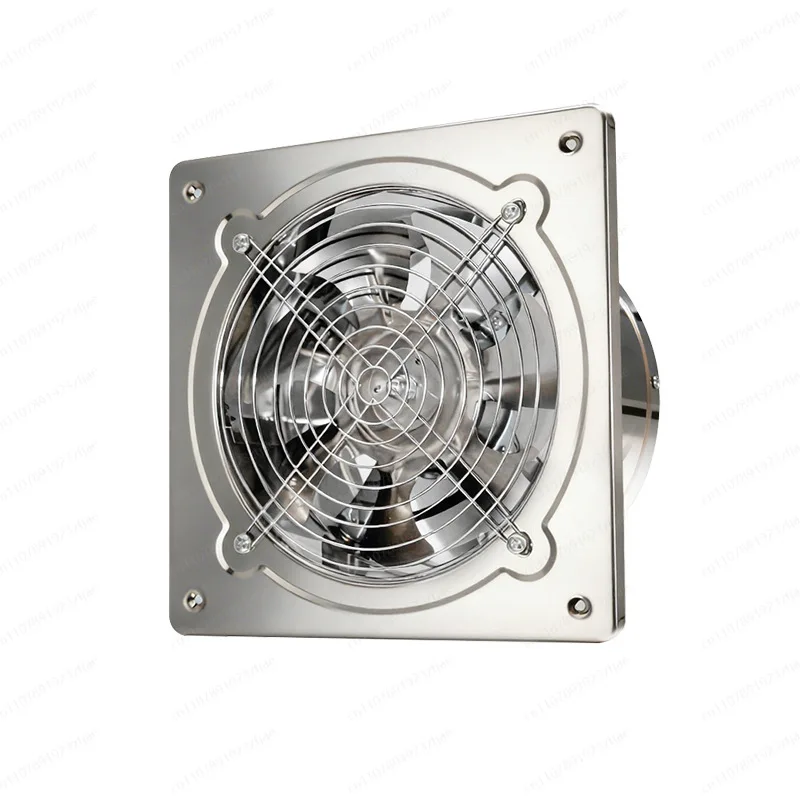 High Power Exhaust Fan, Wall Window Mount Ventilator for Kitchen Smoke & Industrial Air Extraction