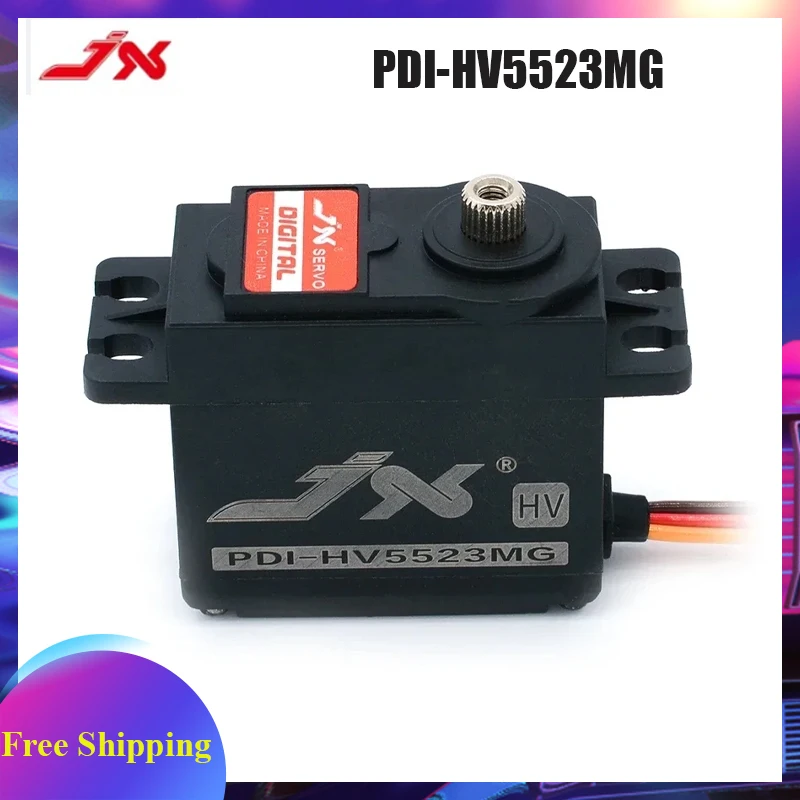 JX Servo PDI-HV5523MG 23KG 8.4V 0.16 Sec Metal Gear Standard Servo For 1:8 1:10 RC Car Robot Airplane PDI-6225MG-300 HV upgrade