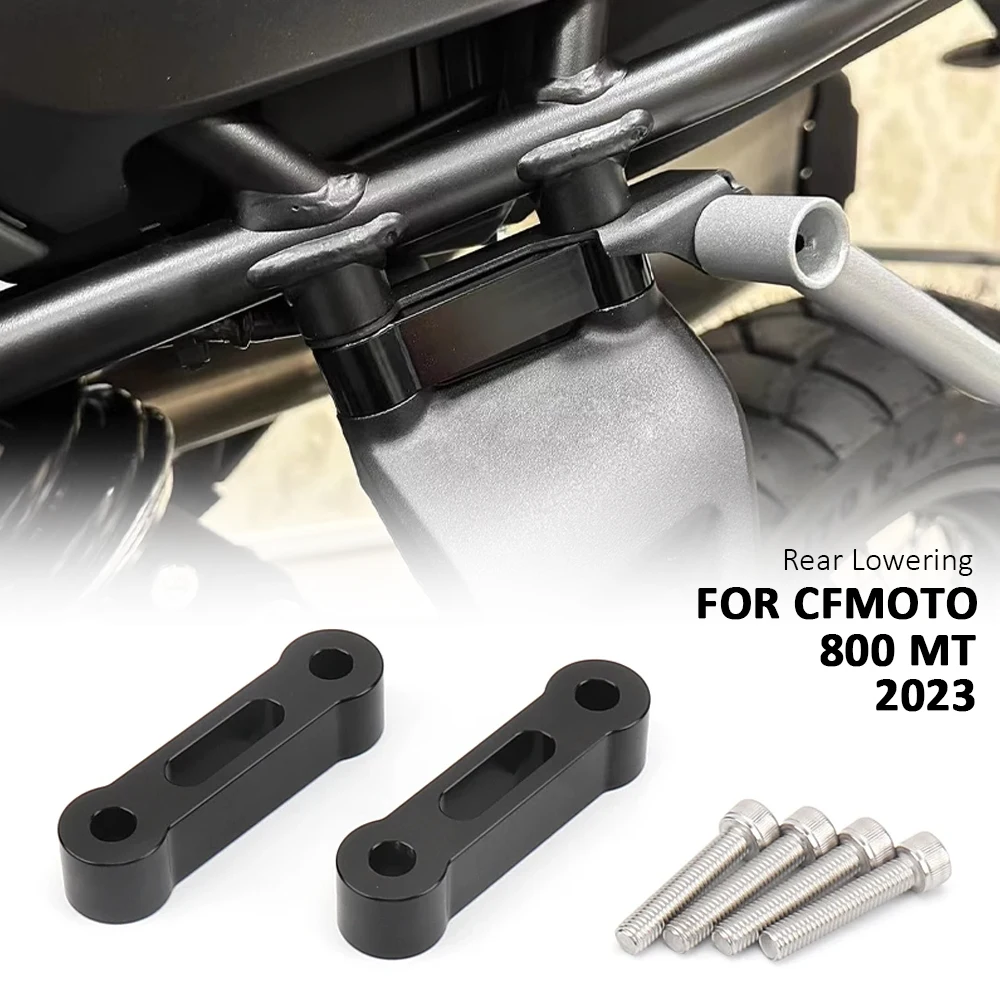 

Motorcycle Accessories Fits For CFMOTO 800 MT 800MT 800mt 2023 Rear Pedal Lowering 20MM Kit Passenger Footrests Aluminium