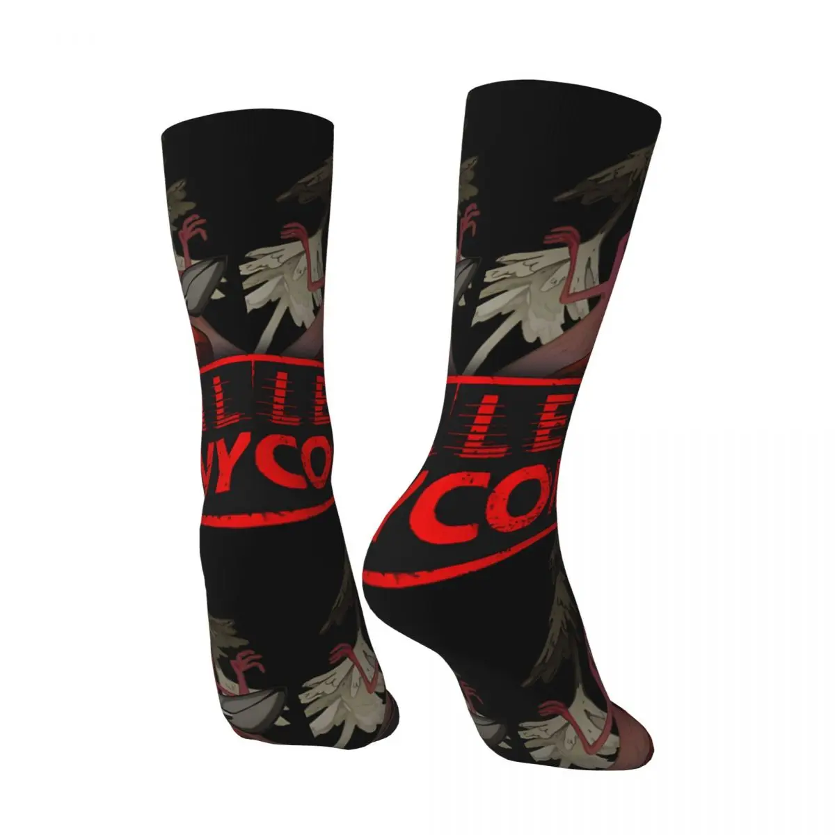 Funny Crazy compression Cool And Fun Sock for Men Hip Hop Harajuku L-Lethal Company Happy Seamless Pattern Printed Boys Crew