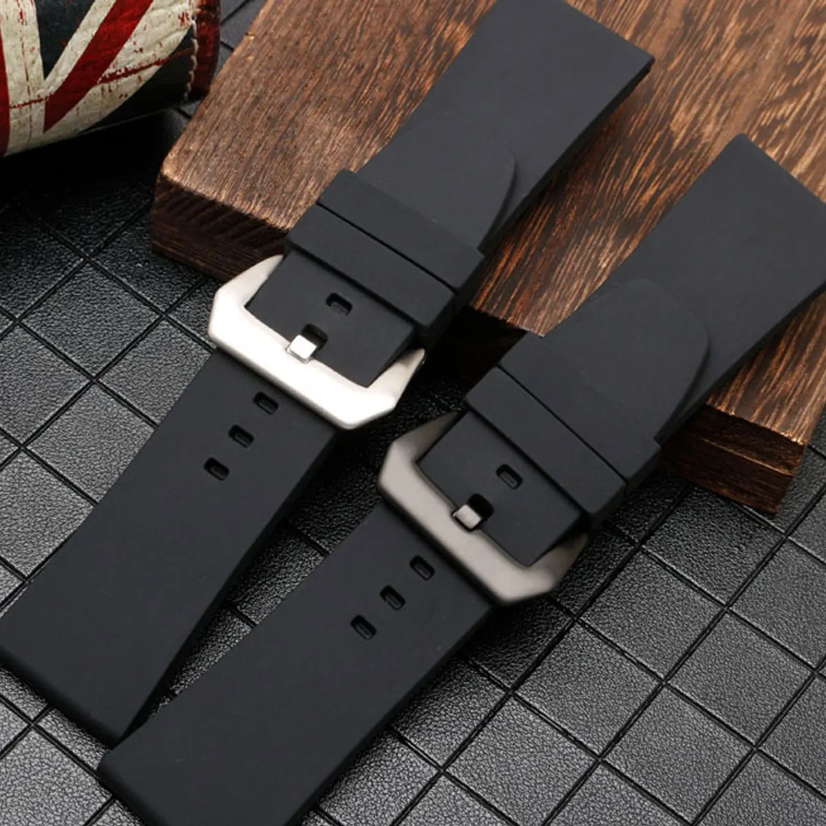 

Silicone Bezel Retainer Ring Fastener Rings Watch Strap Loop Accessories Bands Keeper Holder