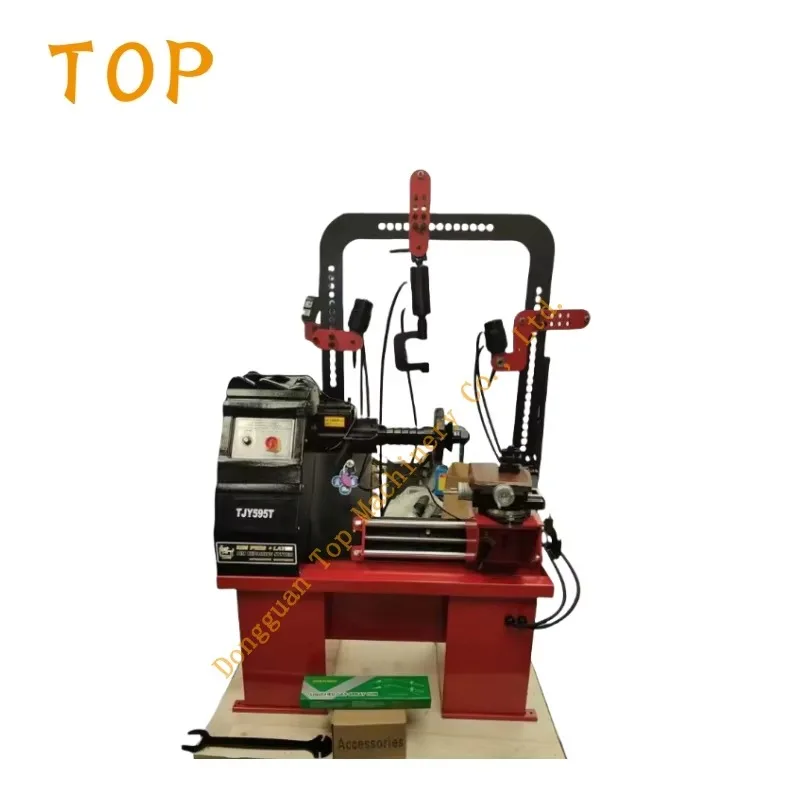 Automatic Vehicle Equipment Cylinders Rim Straitening Lathe With Crane Includes Rim Repair Machine