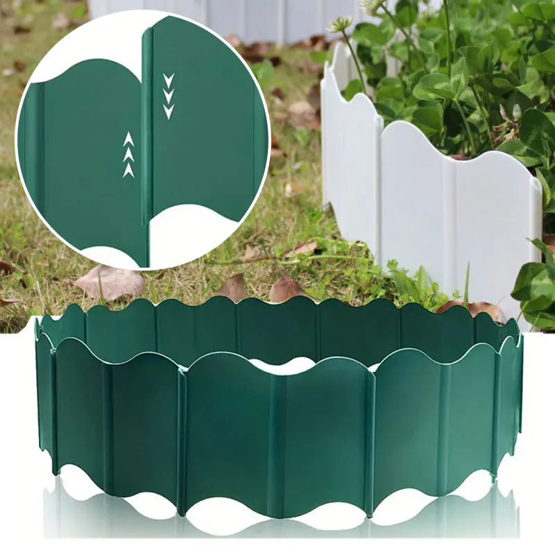 

20PCS Garden Fence Landscape Edging Border Lawn Edgings Decorative Landscape Fence Border for Yard Lawn ,Garden Flower Bed Fence