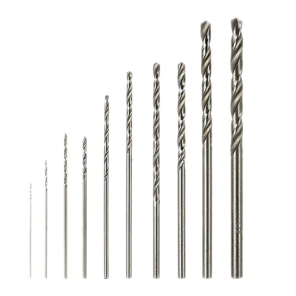 Imagem -06 - Aço Hss Torção Conjunto de Brocas para Perfuração de Moagem Elétrica 0.5 0.6 0.8 1.0 1.2 1.5 1.8 2.0 2.5 3.0 Milímetros Broca 10 Pcs Branco