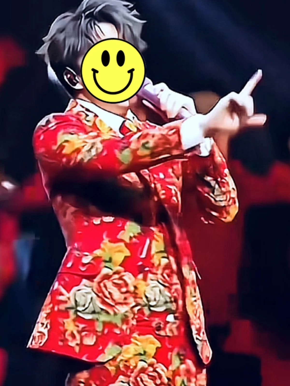 

Northeast Large Flower Men's Suit Jaet Two-Piece Set Hip And Haome Best Man Formal Wear Trendy Street Sle Autumn Colle...