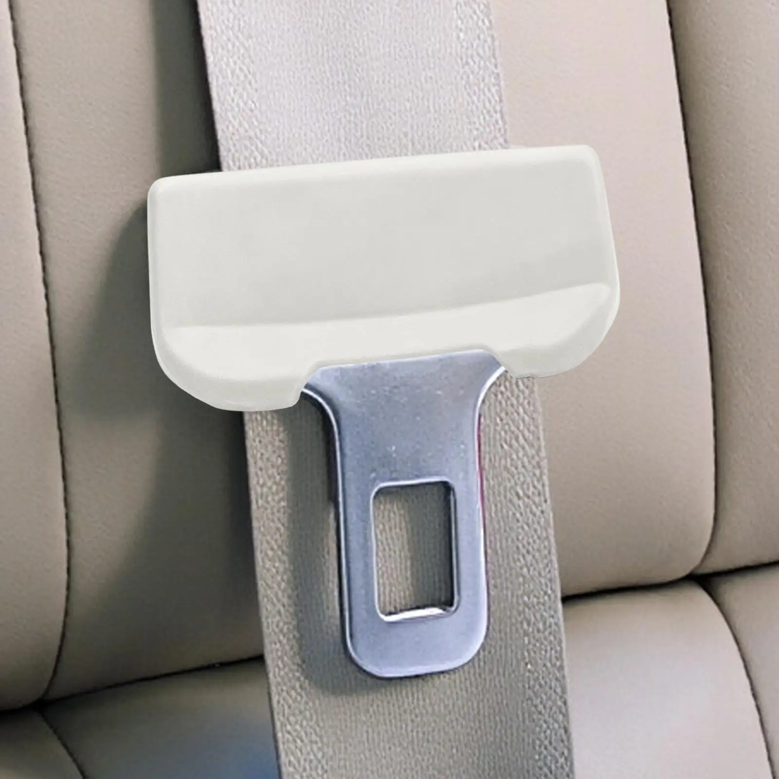 Seat Belt Buckle Cover 4 Pieces Silicone Friction Buffer Seatbelt Buckle Protection Cover for SUV Sedan Truck Daily Commuting
